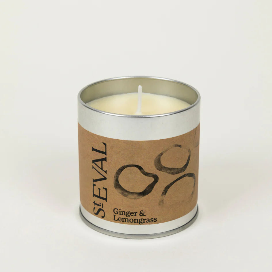 St Eval Ginger and Lemongrass Scented Candle Tin