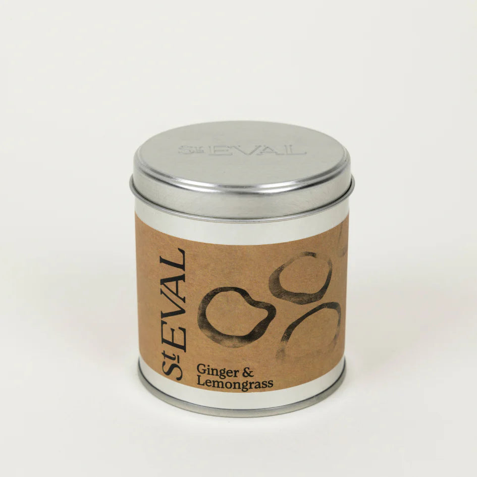 St Eval Ginger and Lemongrass Scented Candle Tin