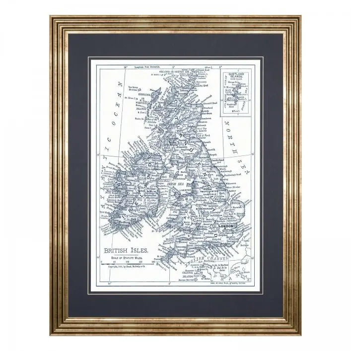 The British Isles Framed Art