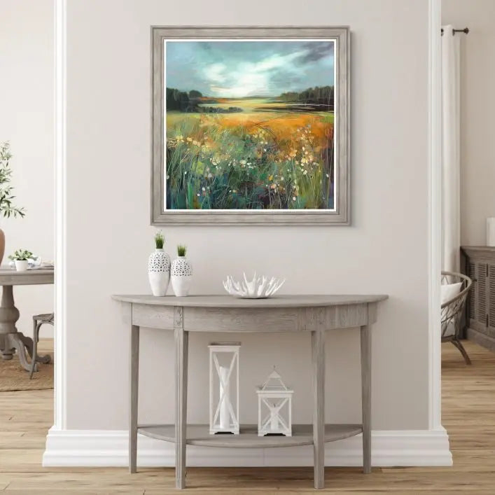 Meadow Muse Framed Canvas