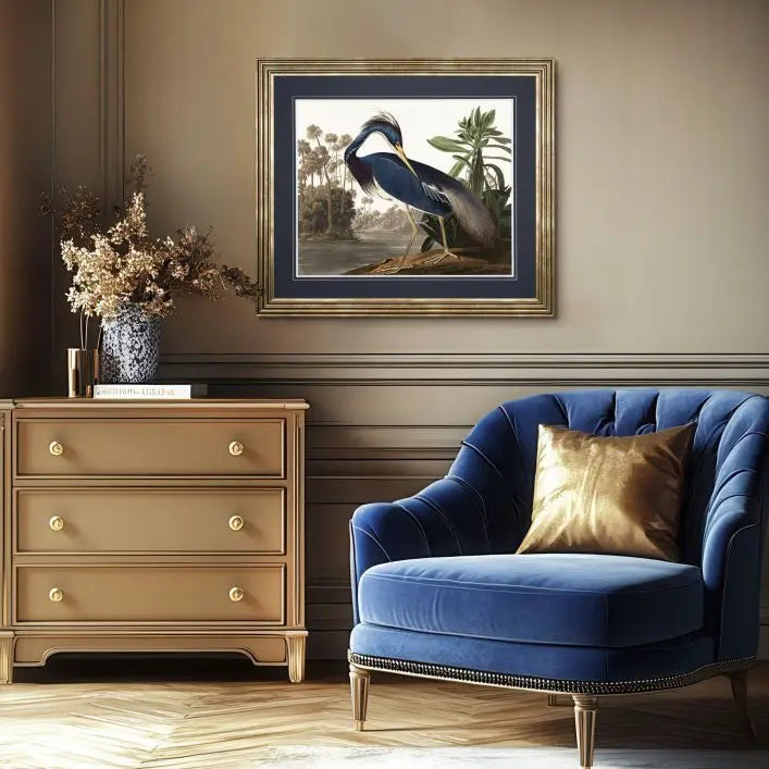 Louisiana Heron Framed Art
