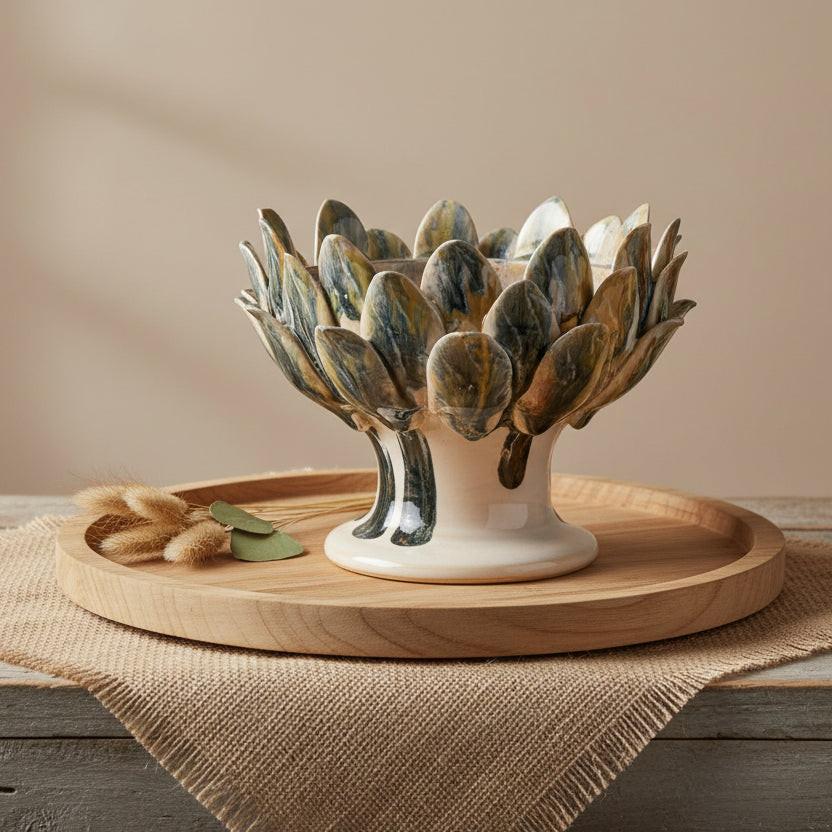 Hand Painted Glazed Pot