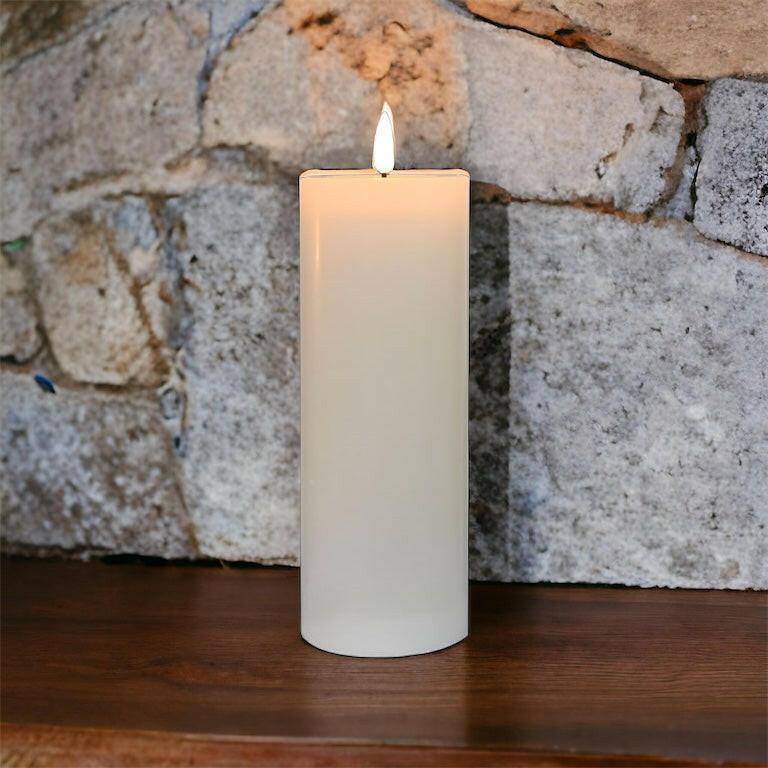 Artificial Cream Wax Candle.