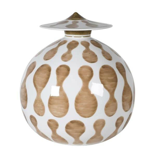 Large Handpainted Jar.