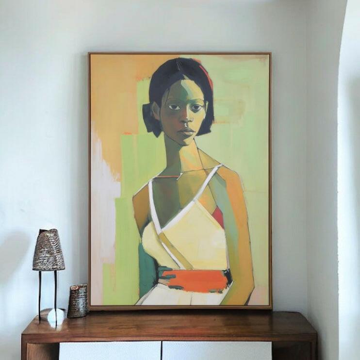 A Woman’s Gaze Canvas.