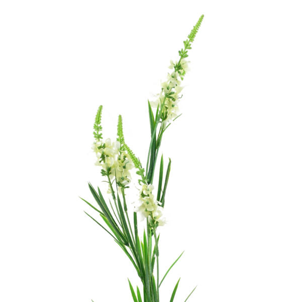 80cm White Larkspur Artificial Stem