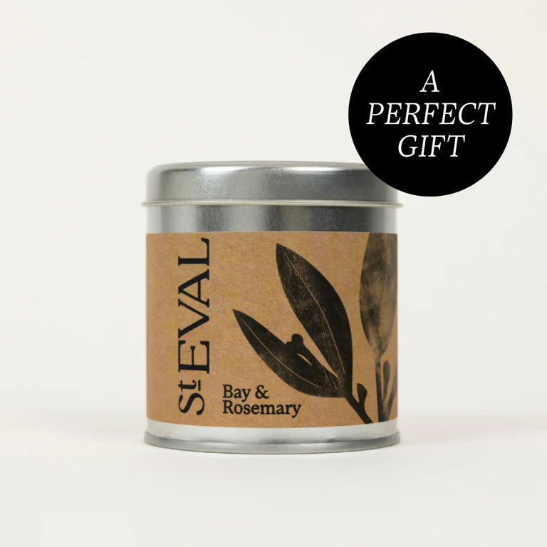 St Eval Bay and Rosemary Scented Candle Tin