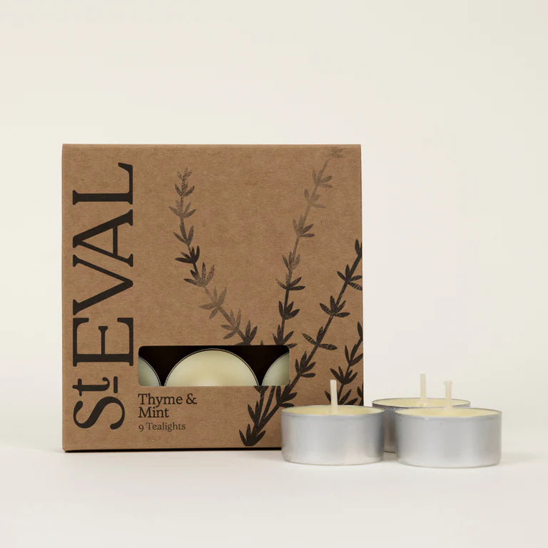 Thyme & Mint Scented Tealights