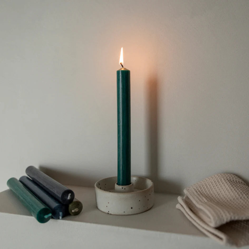 Woodland Green Dinner Candle