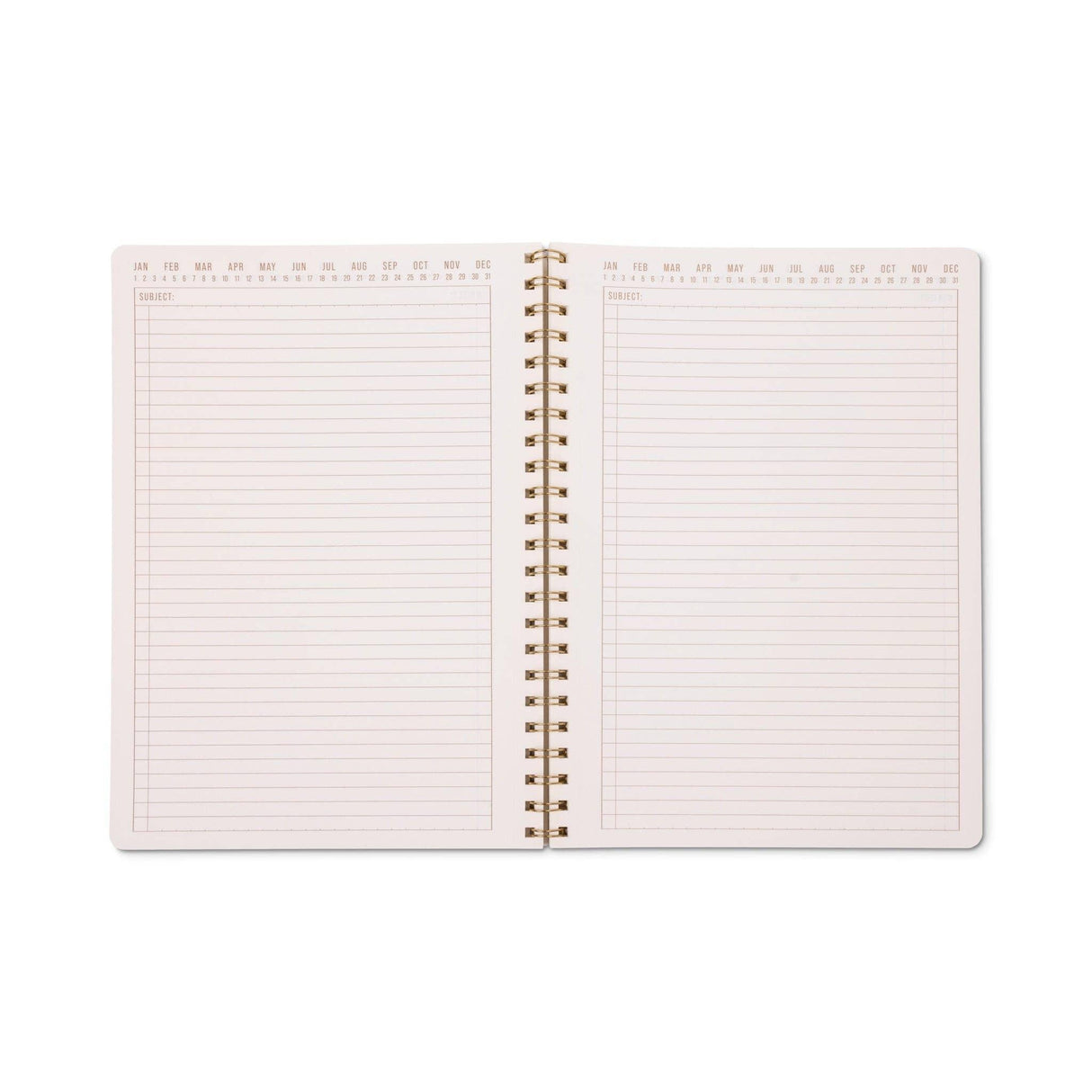 A4 Twin Wire Notebook - Green Vine