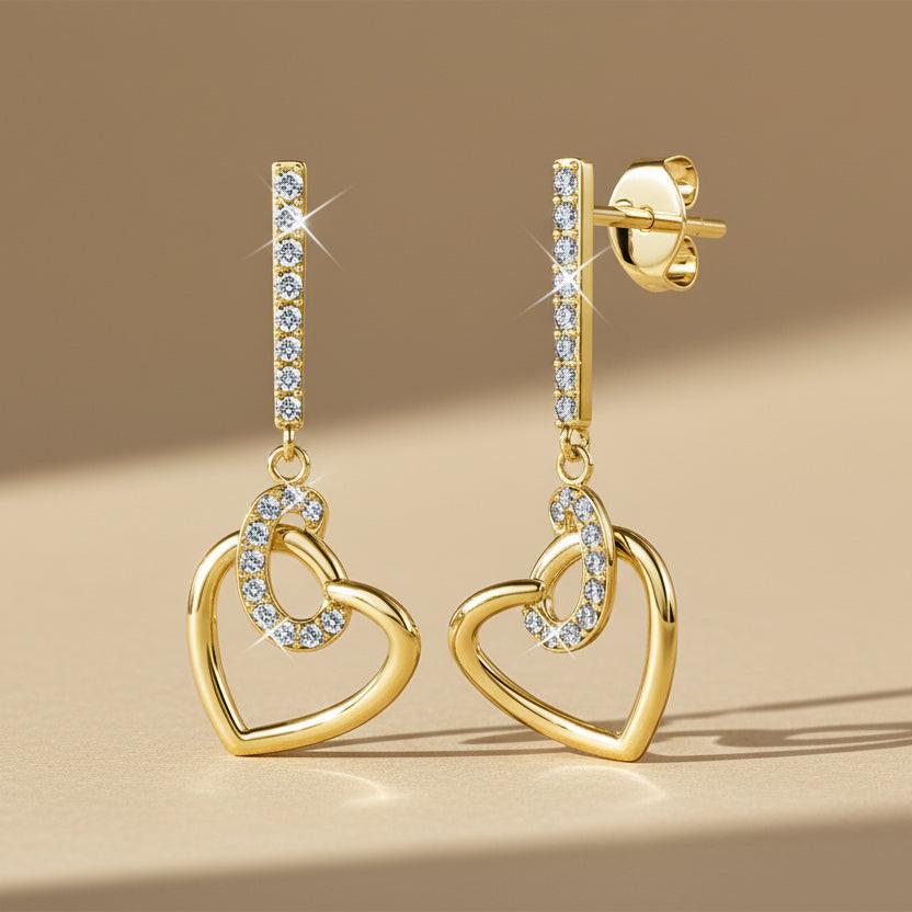CARALI / MYC Paris - Allure Earrings - Gold and Crystal