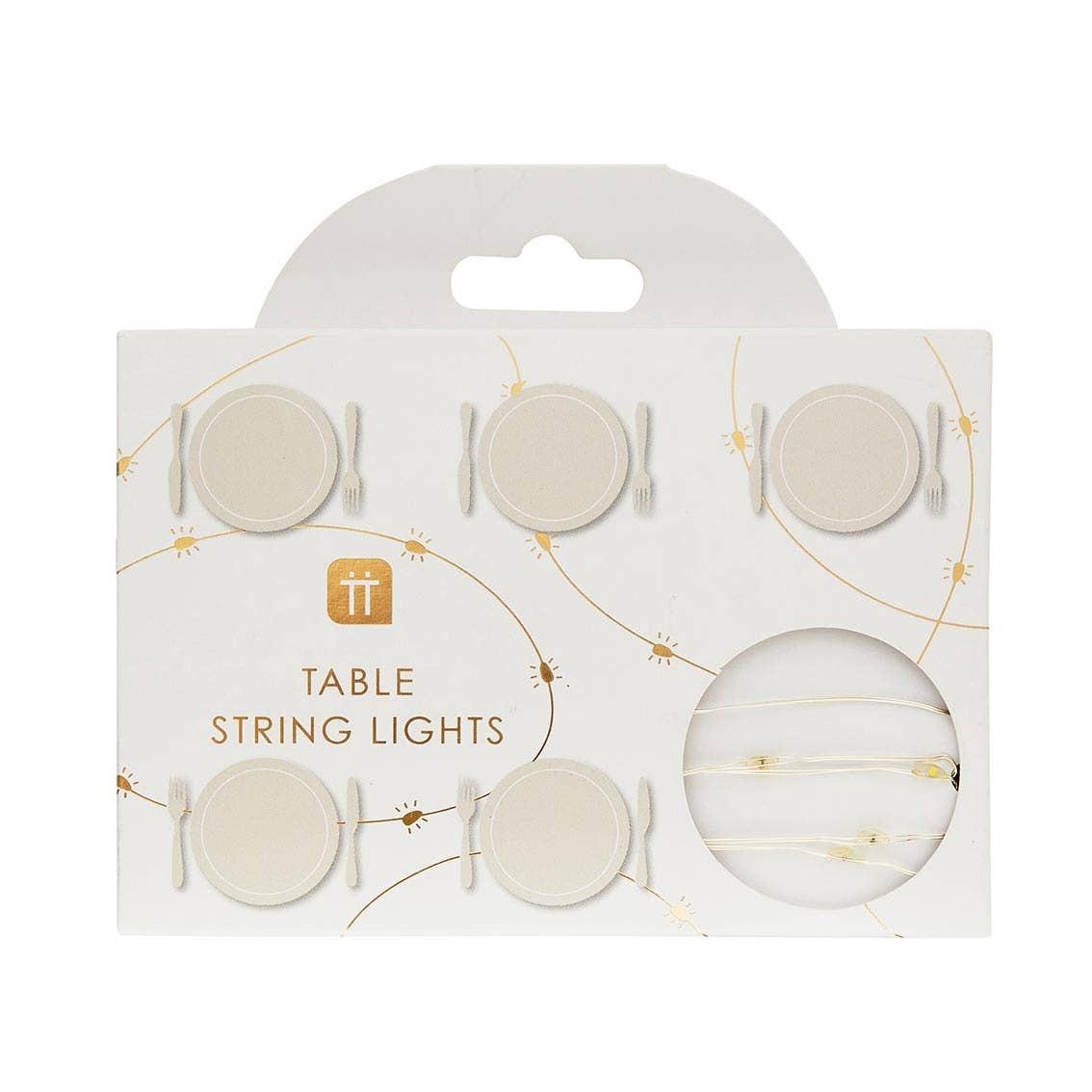 Talking Tables UK - Gold LED String Lights - 3m