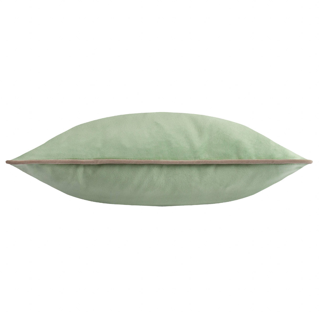 Square Velvet Cushion Eucalyptus/Natural