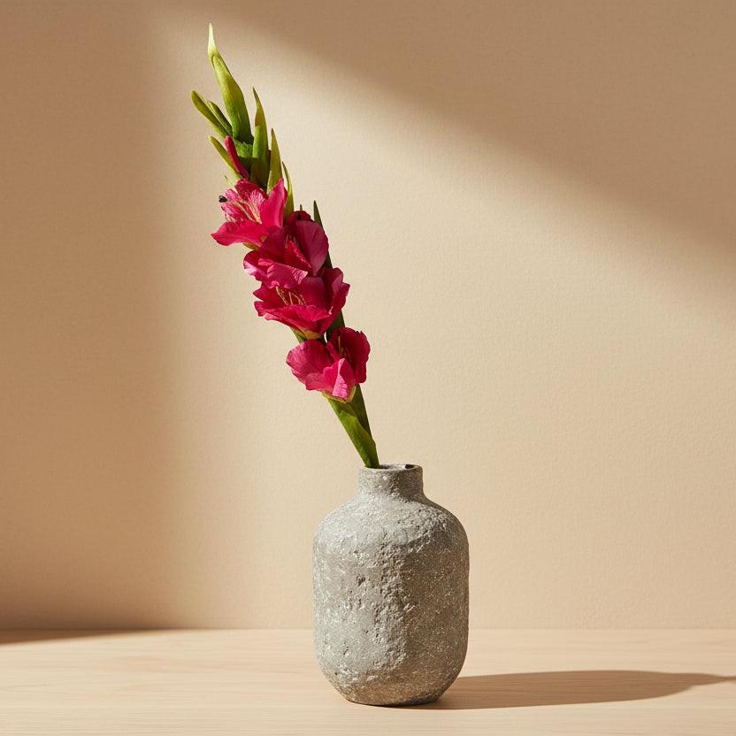 Artificial Pink Gladioli Stem