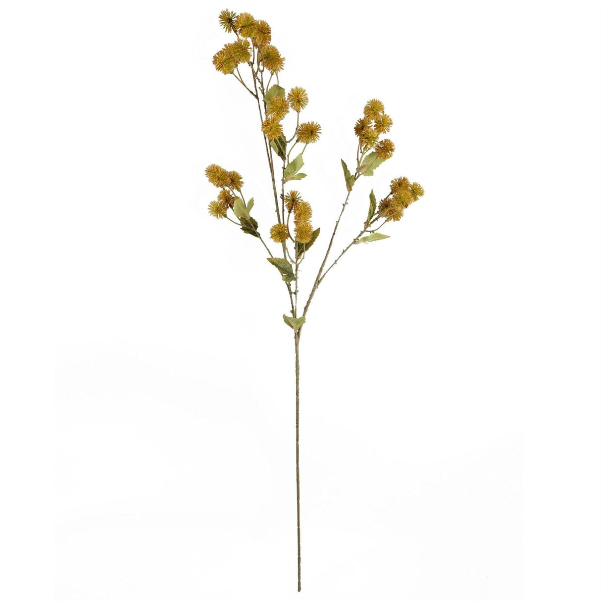 85cm Yellow Artificial Craspedia Stems – Faux Flower Stem