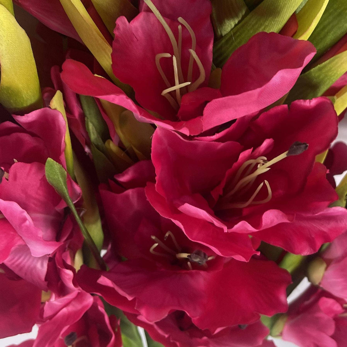 Artificial Pink Gladioli Stem