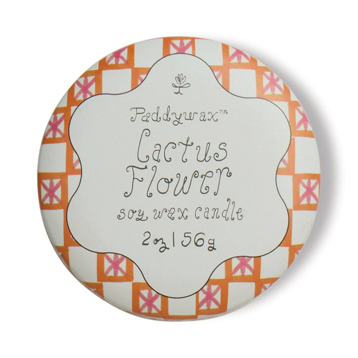 Tulip Tin Candle - Cactus Flower
