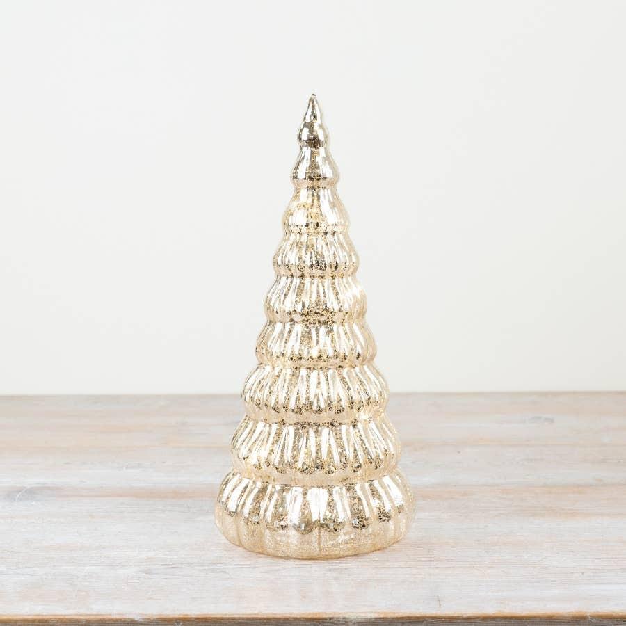 Gainsborough Giftware x Portland Living - Gold Light up Tree, 30cm
