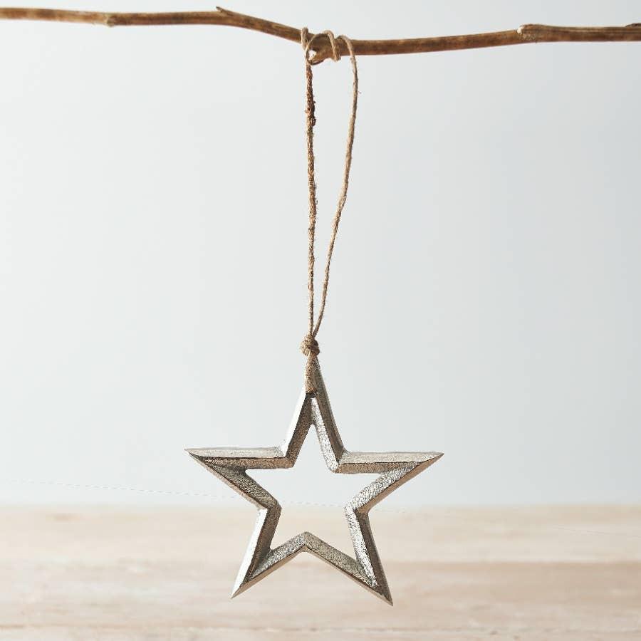 Gainsborough Giftware x Portland Living - Hanging Metal Star, 10cm