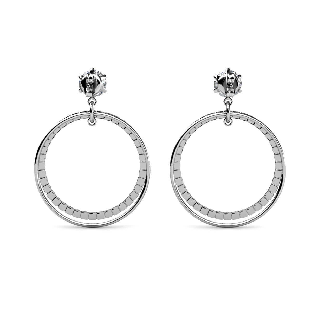 CARALI / MYC Paris - Ariel Earrings - Silver and Crystal