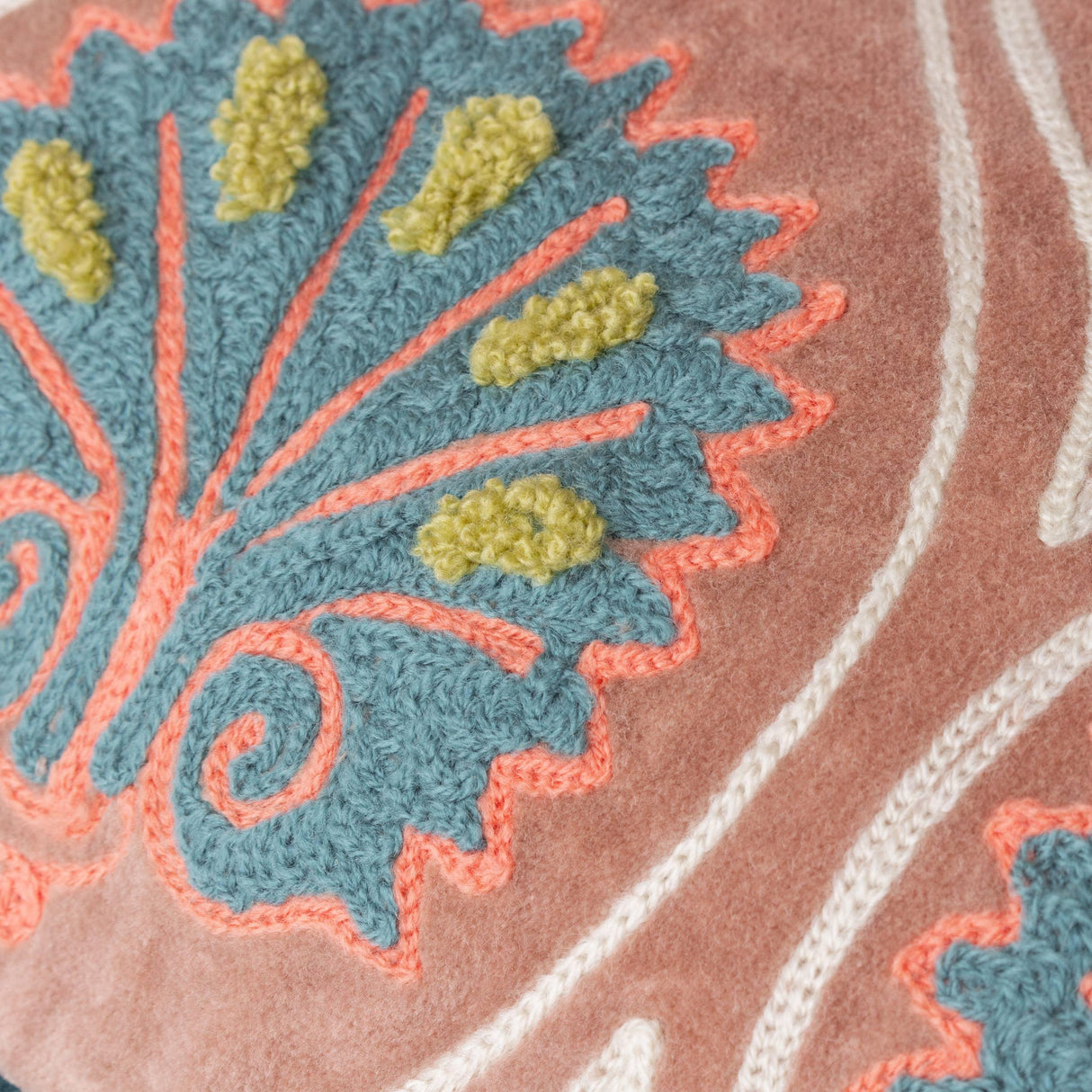 Riva Home - Casa Cushion Rose/French Blue: Rose/French Blue / Polyester Filled / 30 x 60cm.