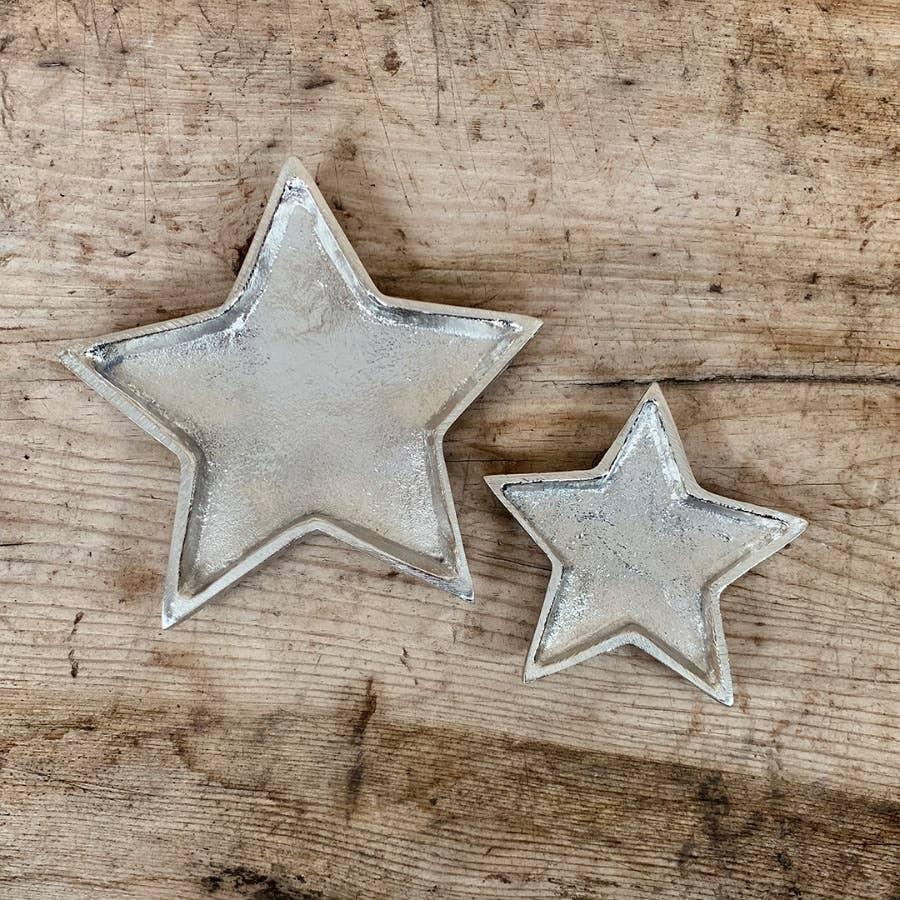 Gainsborough Giftware x Portland Living - Silver Star Dish, 10cm