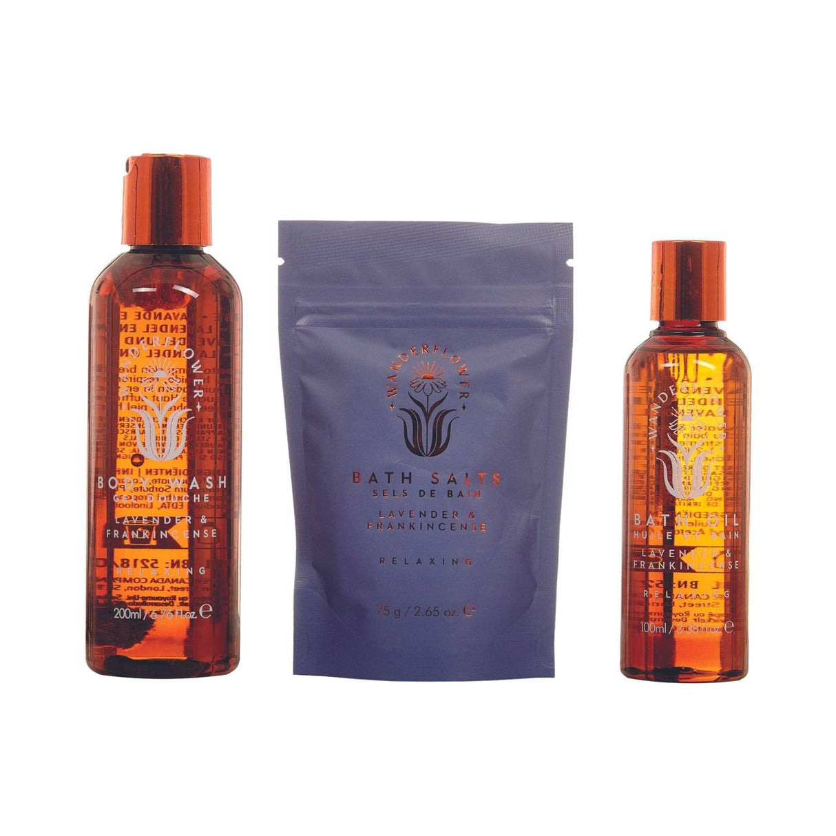 Wanderflower - Bathing Rituals Set - Lavender & Frankincense