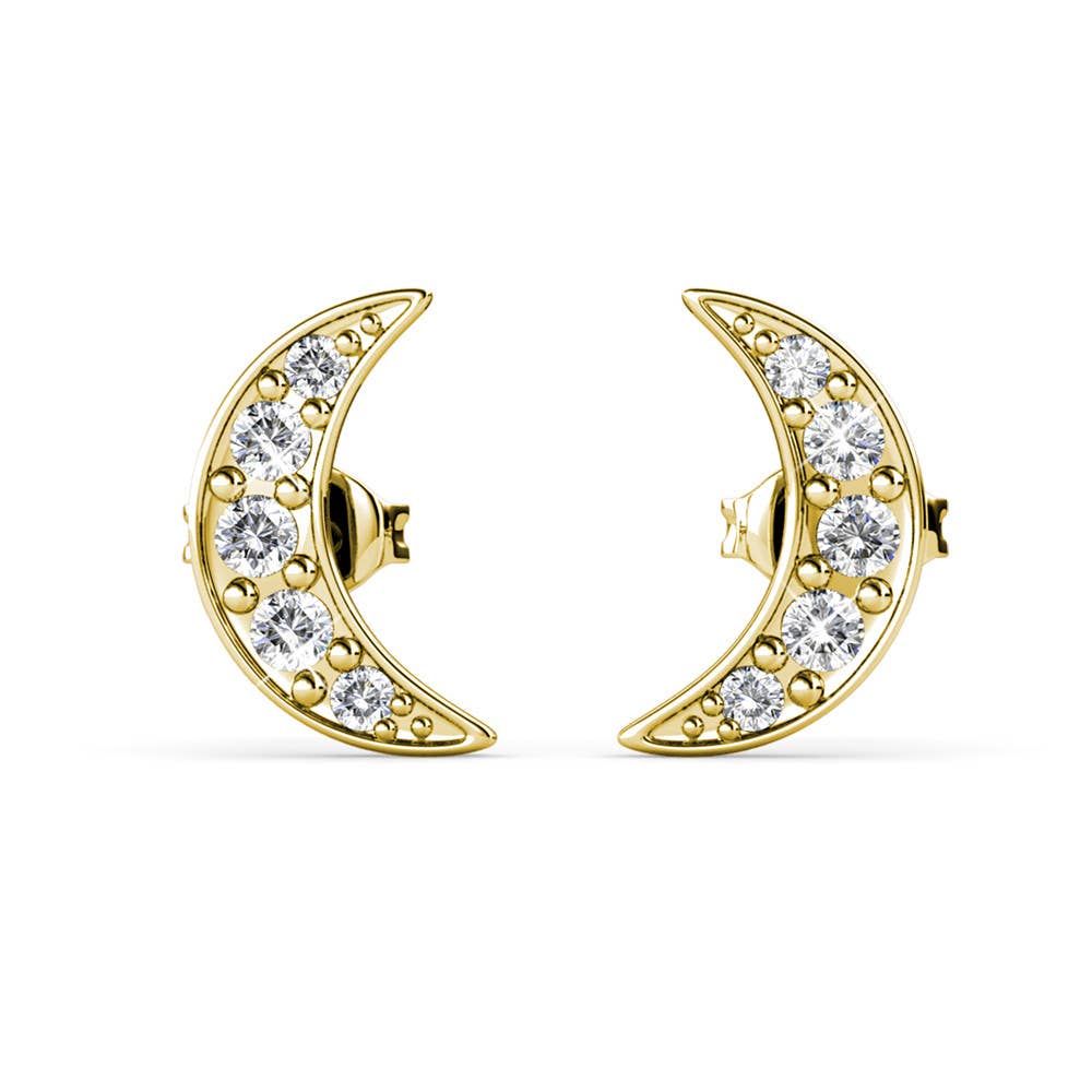 CARALI / MYC Paris - Crescent Moon Earrings - Gold