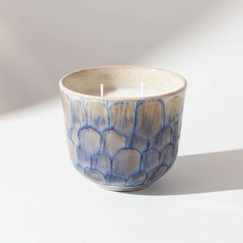 Heaven Sends - BLUE CERAMIC CANDLE