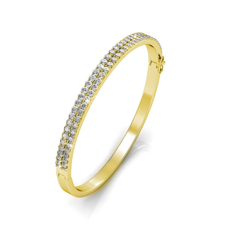 CARALI / MYC Paris - Glamour Bracelet - Gold and Crystal