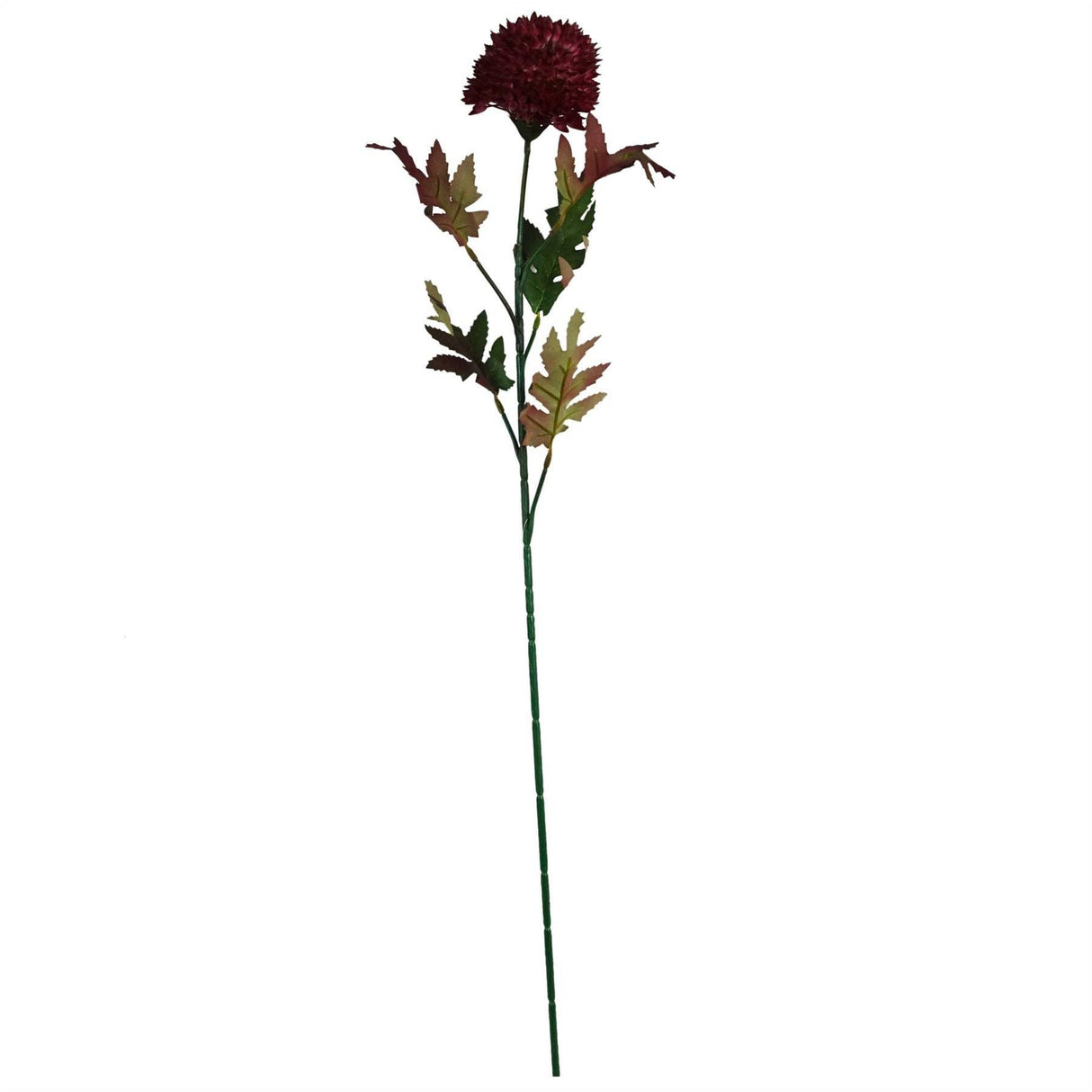 Large Pink Ball Dahlia Artificial Flower Stem – 70cm Faux Floral Stem