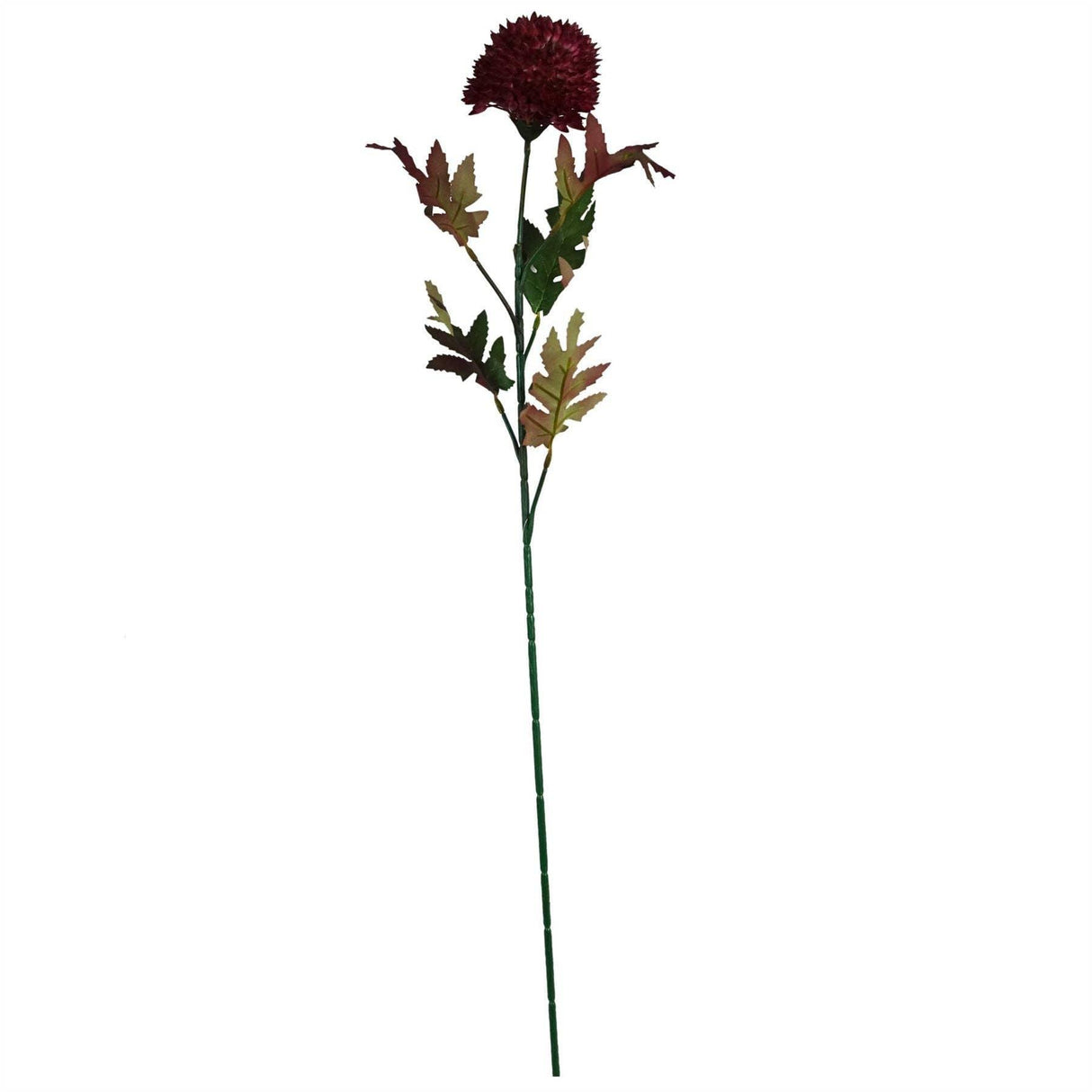 Large Pink Ball Dahlia Artificial Flower Stem – 70cm Faux Floral Stem