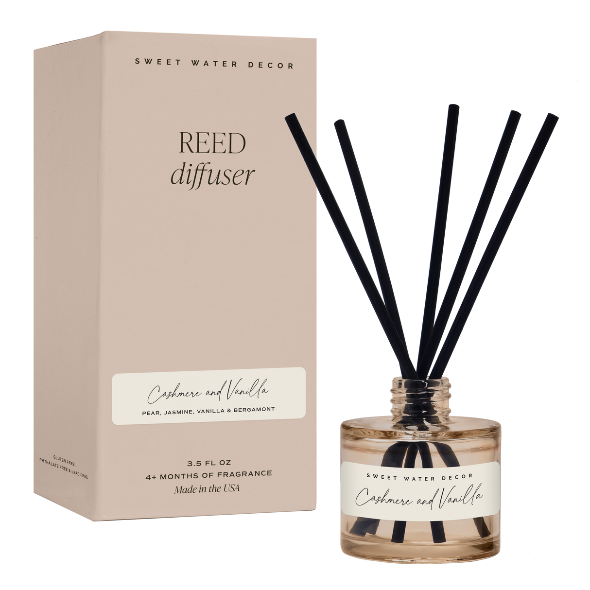 Cashmere & Vanilla Reed Diffuser
