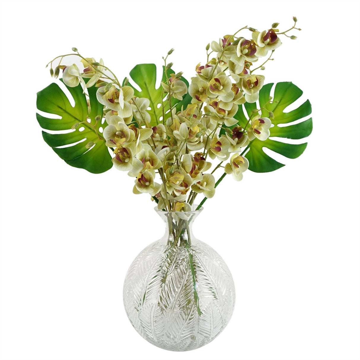 Cream Mini Orchid Stem 80cm