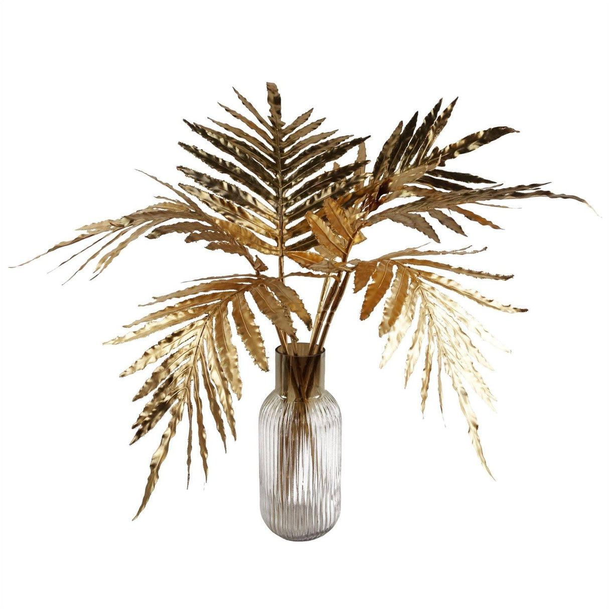 Gold Artificial Monstera Leaf – 95cm Faux Cheese Plant Stem