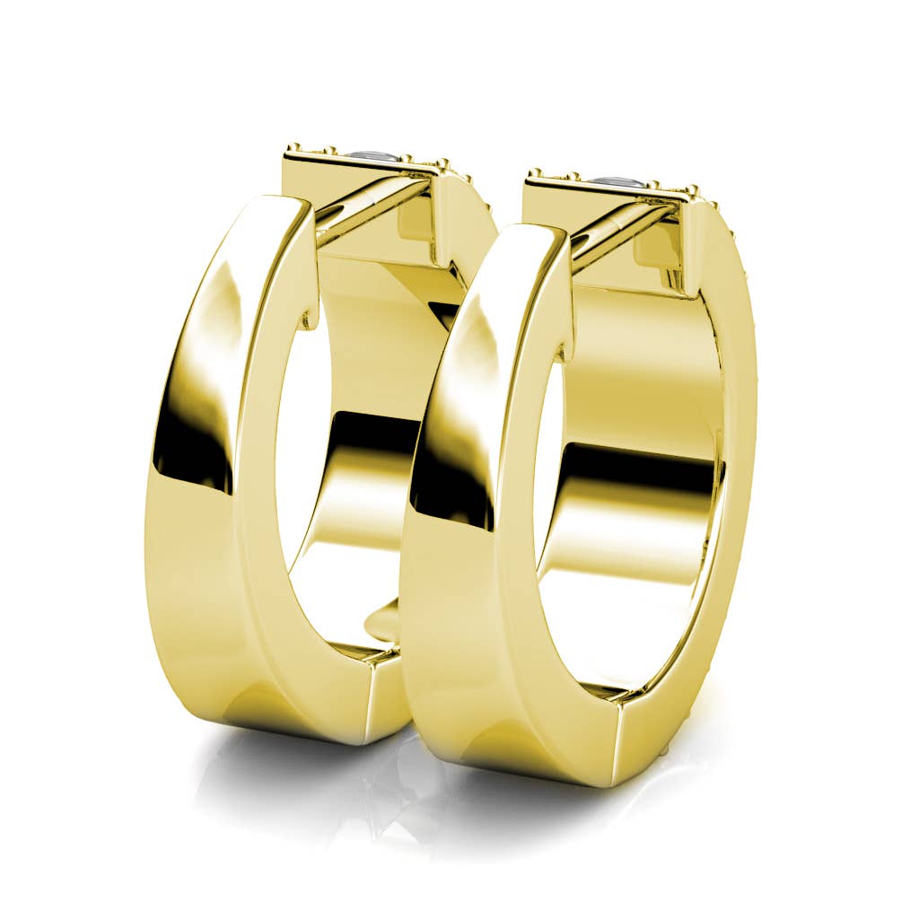 CARALI / MYC Paris - Olena Earrings - Gold and Crystal