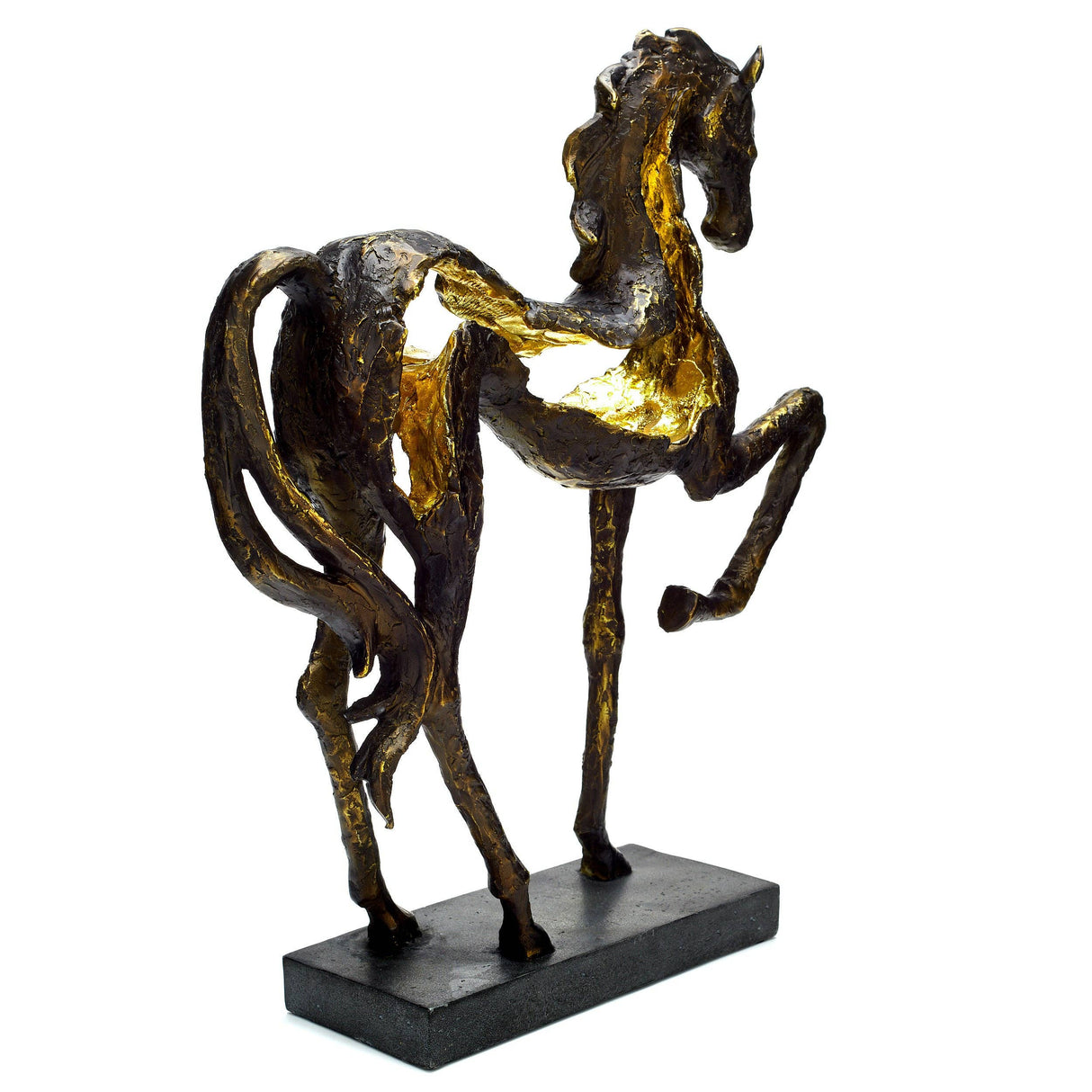 Prancing Horse Resin Sculpture