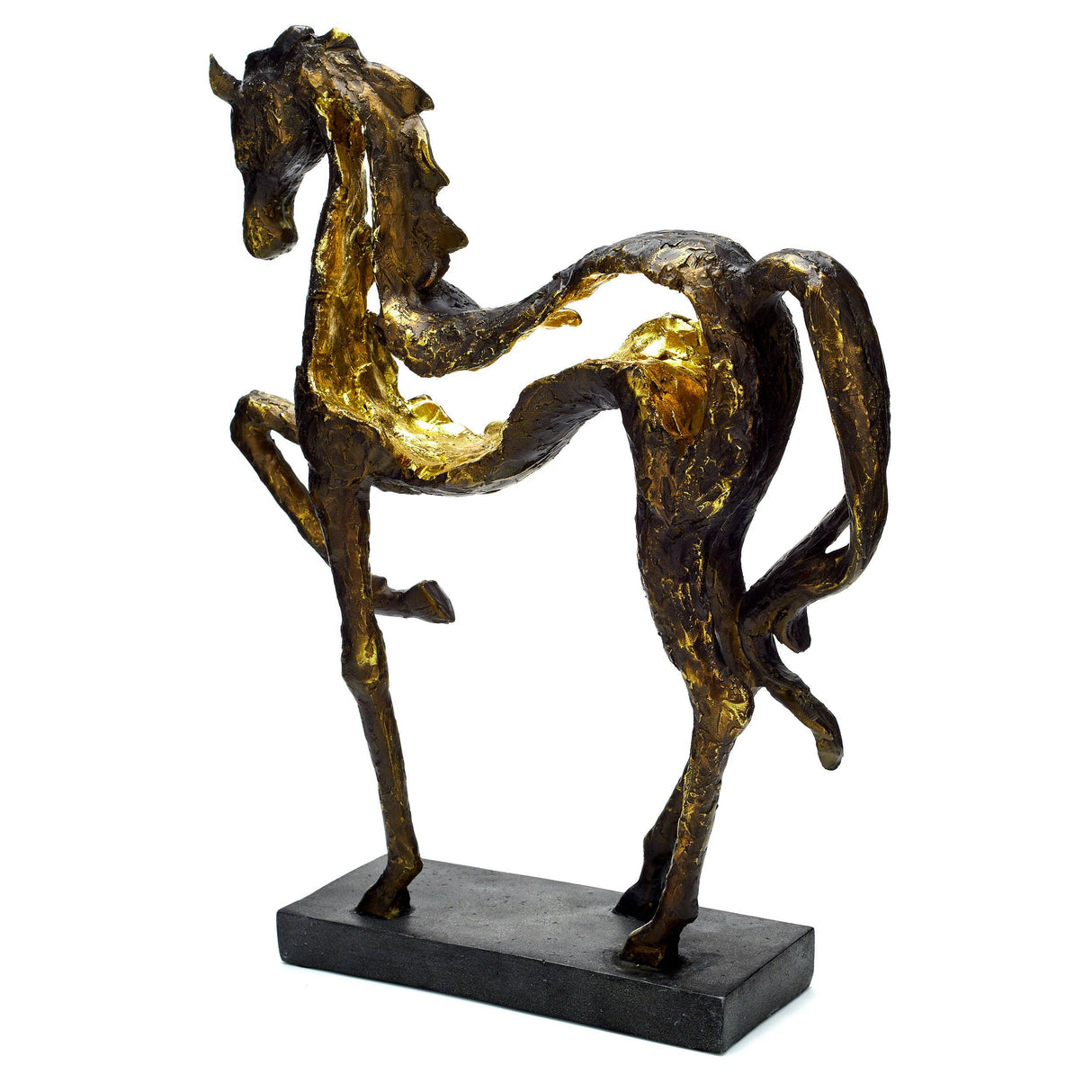 Prancing Horse Resin Sculpture