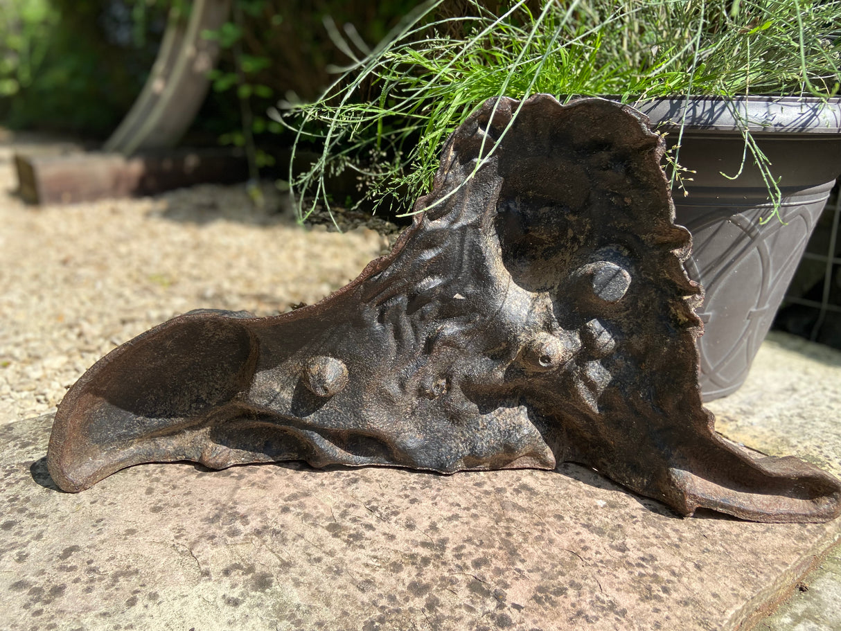 Large 19th Century Cast Iron Lion.