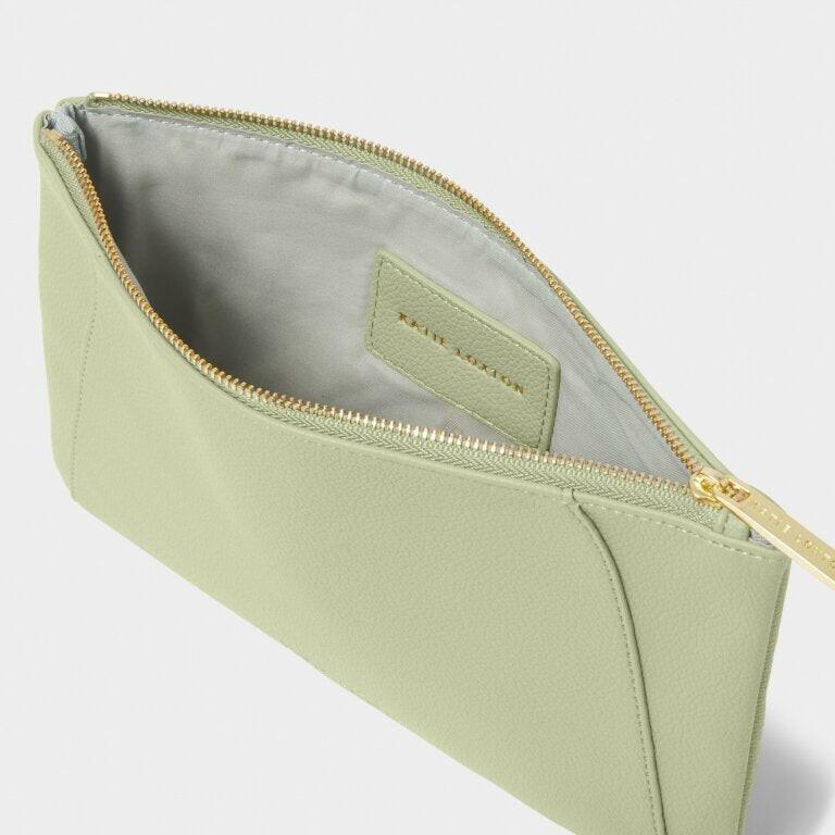 Hana Pouch in Sage.