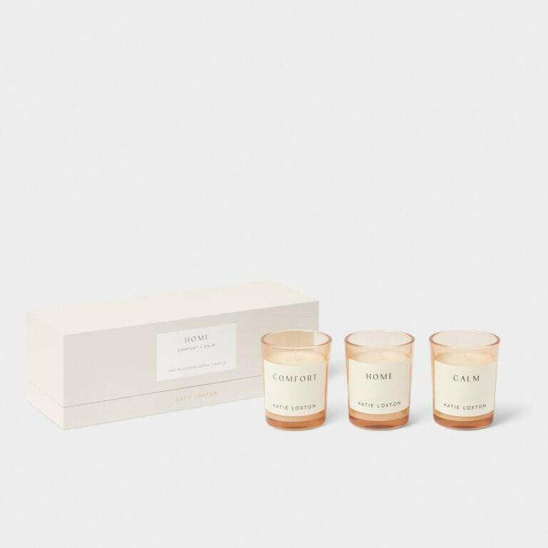 Trio Votive Set 'Home'.