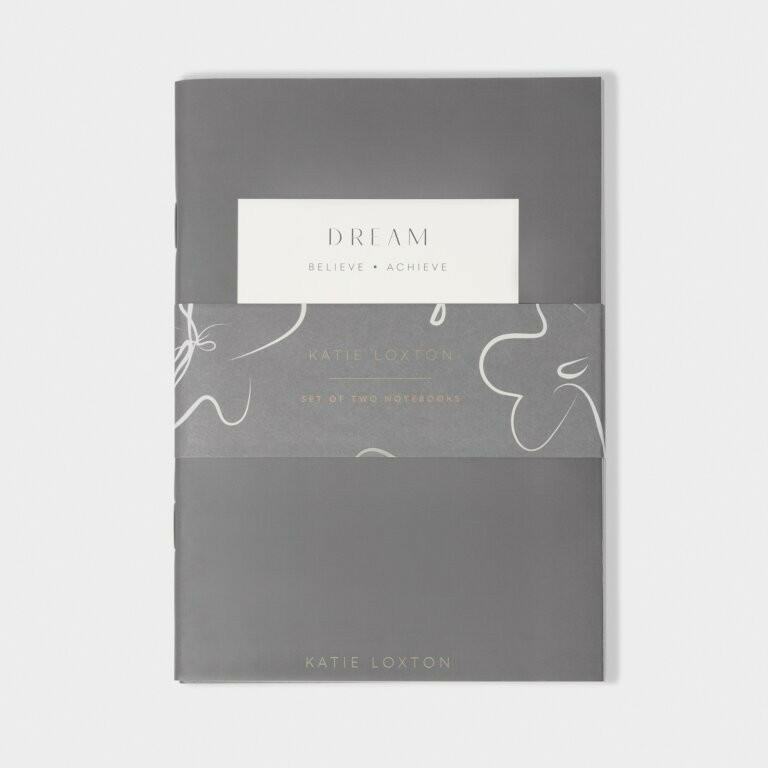 Duo Notebook Set 'Dream Believe Achieve'.
