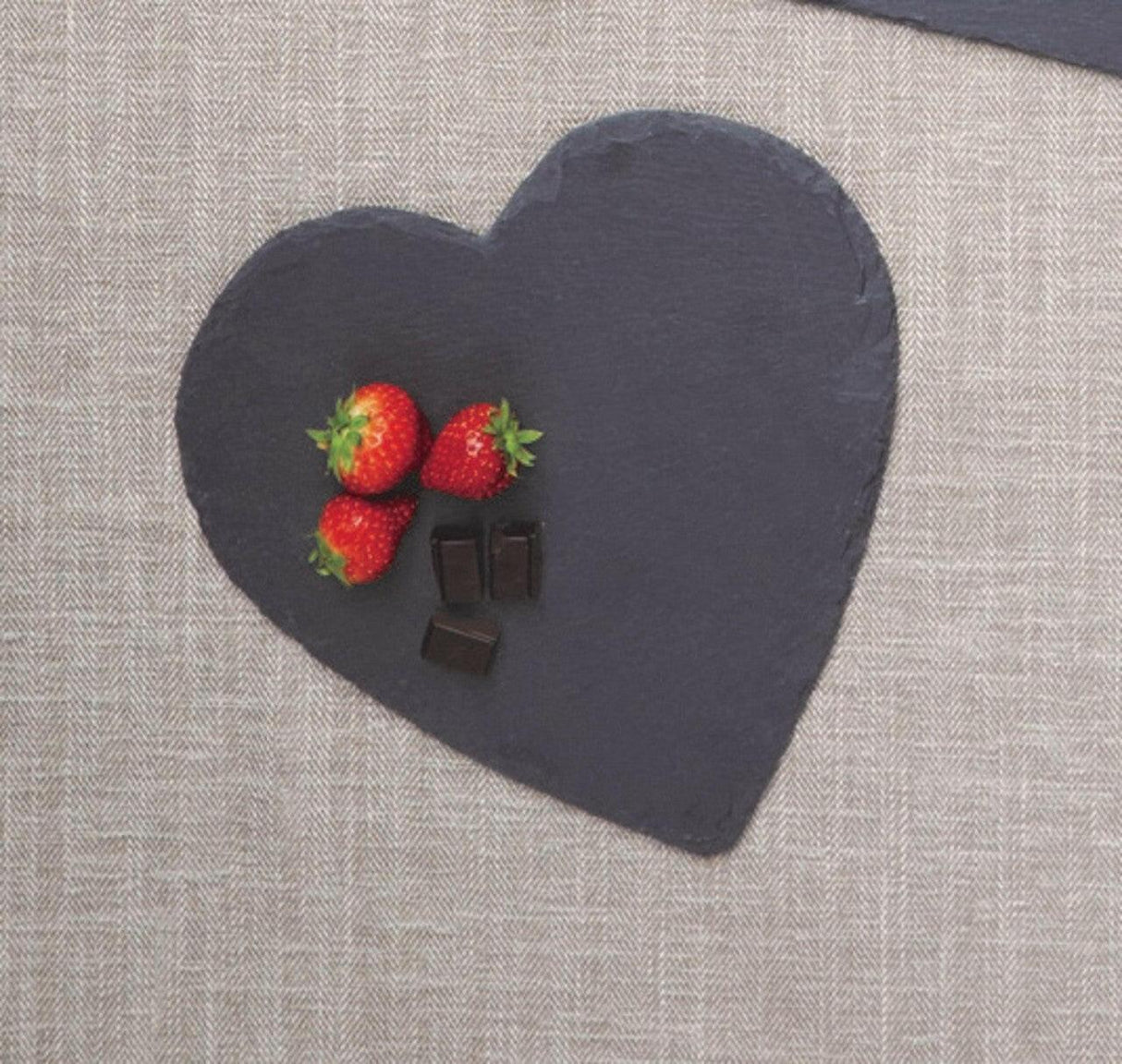 Artesà Appetiser Slate Heart Shaped Serving Platter.