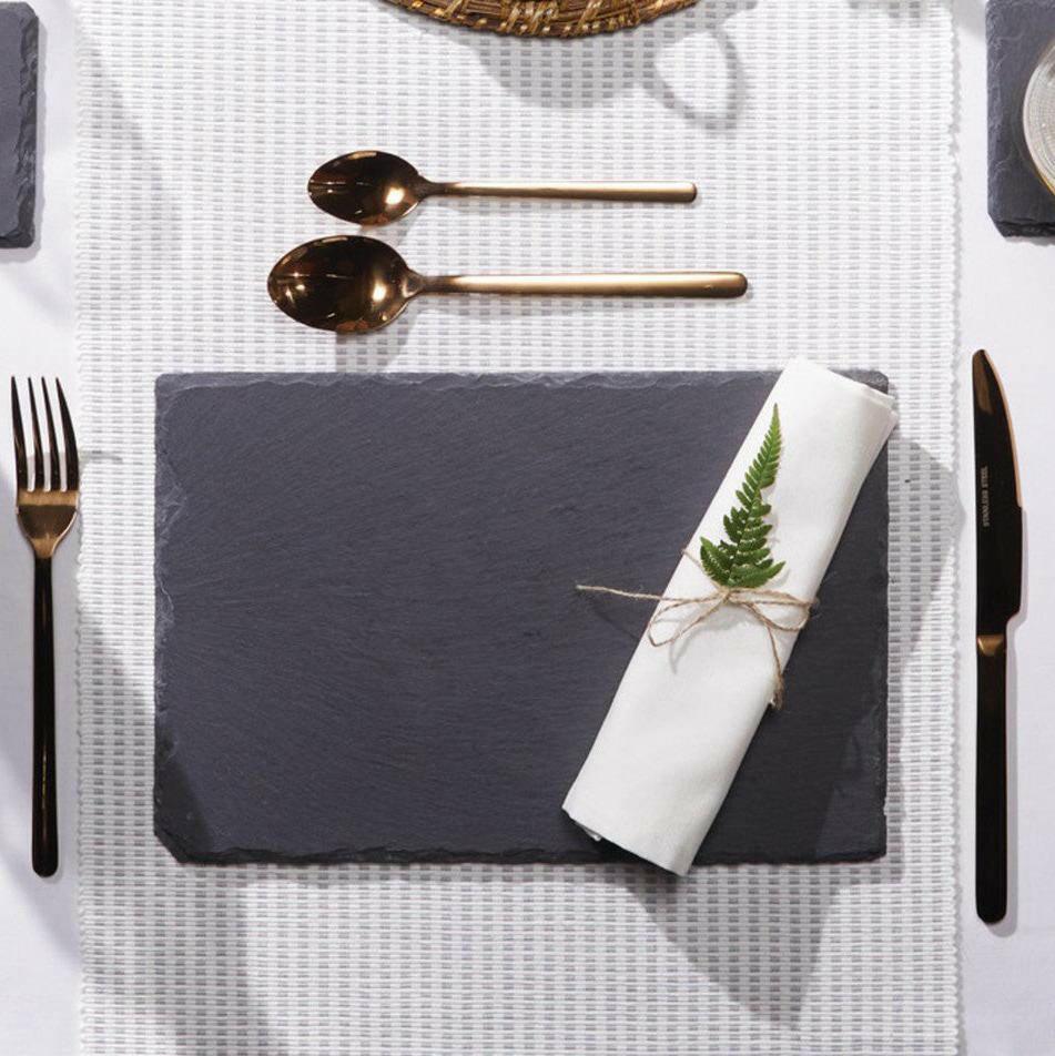 Artesà Appetiser Slate Placemats.