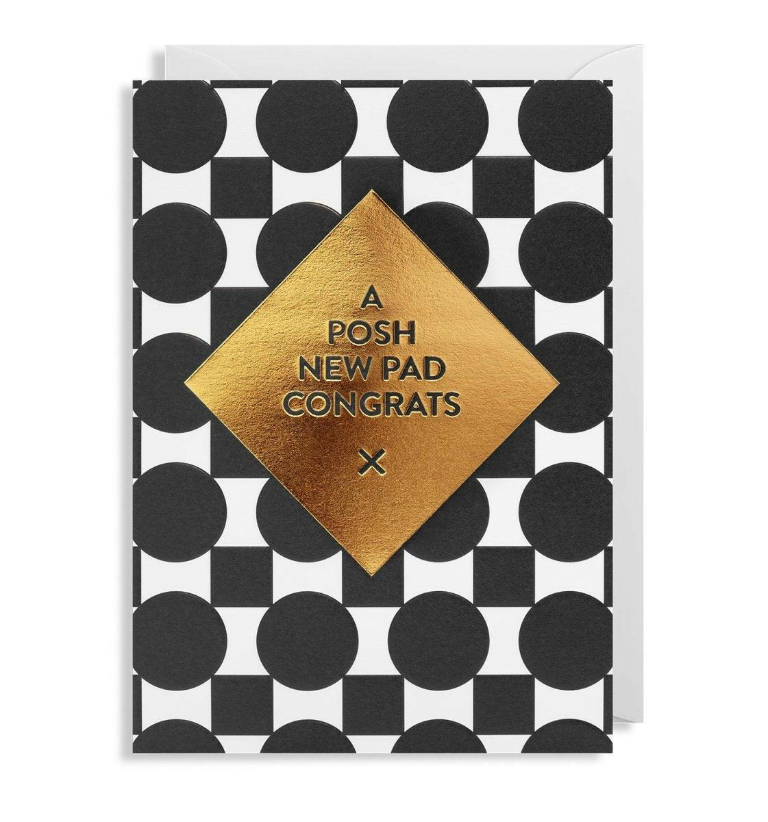 A Posh New Pad Greeting Card.