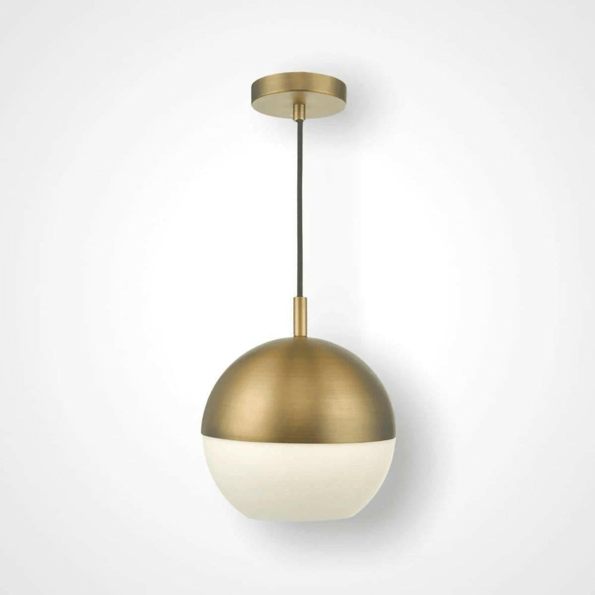 Andre 1 Light Pendant Aged Brass.
