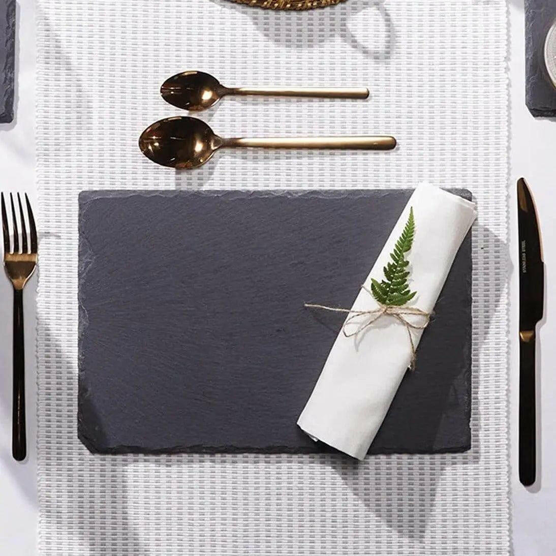 Artesà Appetiser Slate Placemats.