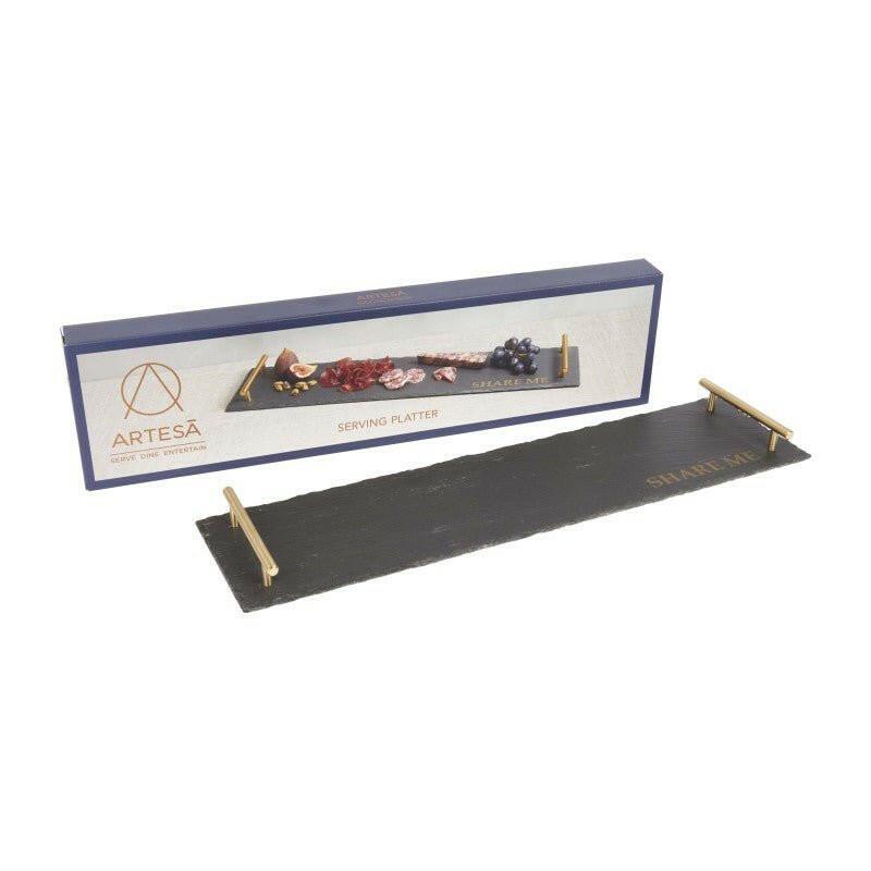 Artesà Slate with Twin Brass Coloured Handles - Persora