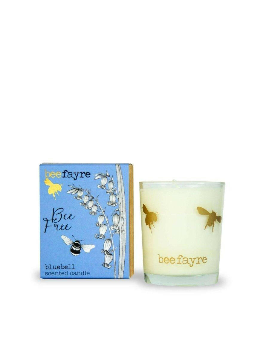 Bee Fayre Bee Free Bluebell Small Scented Candle.