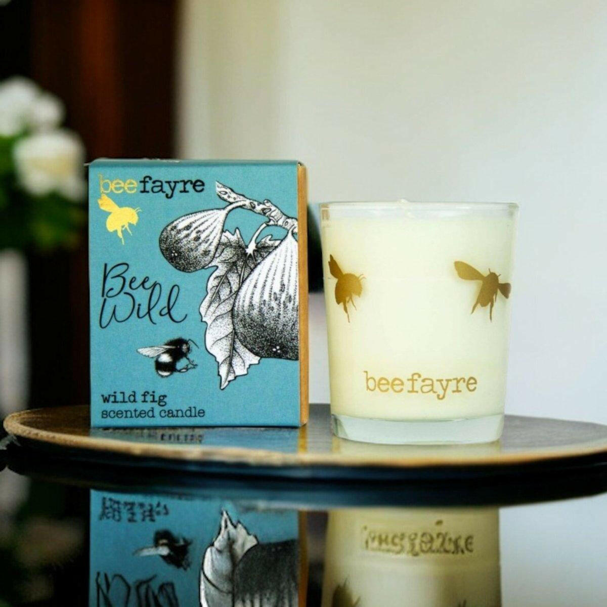 Bee Fayre Bee Wild Fig Candle.